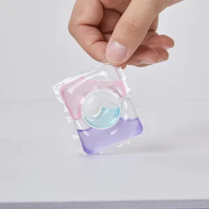 4 in 1 Eco Friendly Disposable Laundry Liquid Detergent Gel Multi Purpose Cleaning Products for Apparel Stain Removal Beads