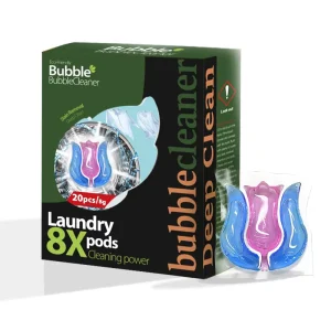 40Loads Zero Laundry Detergent Pacs Residue Powerful Cleaning 8X Wardrobe Fresh Fragrance Luxury Home Care Detergent Pods