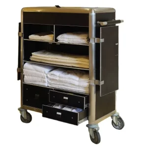 5 Star Hotel Maid Laundry Cleaning Hotel Guest Room Service Trolley