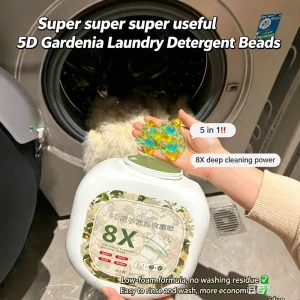 5 in 1 laundry gel beads for household cleaning and stain removal long lasting fragrance without harming hands