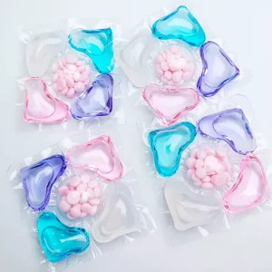 50 Pack Laundry Gel Beads Long lasting Fragrance Easy Dissolve Anti Static Strong Stain Cleaner Widely Used Disposable
