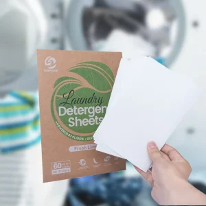 50 Sheet 100 Load Laundry Sheets White Linen Eco Friendly Washing Sheets for Clothes