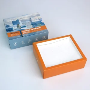 50 Sheets Disposable Super Concentrated Laundry Detergent Sheets with Eucalyptus Scent Lightweight Gentle Low Foam