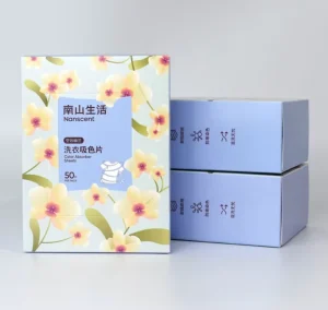 50 Sheets Fluffy Soft Highly Absorbent Color Catcher Sheets Efficient Dye Absorption Laundry Dye Traps for Family Laundry