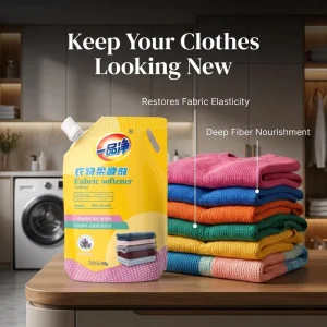 500g Fabric Softener Pouch with Handle Anti Pilling and Static Control Laundry Care Bulk
