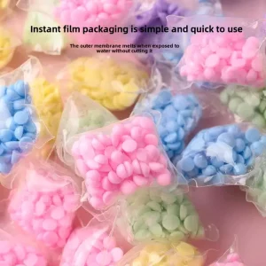 5G 100pcs bag Laundry Scent Bead Granule Clean Clothing Increase Aroma Refreshing Supply Water Soluble Aromatherapy Burst
