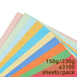 A3 Paper 150g 230g 100 Sheets Package Multi-Color Multi-Purpose Cover Binding Handmade Color