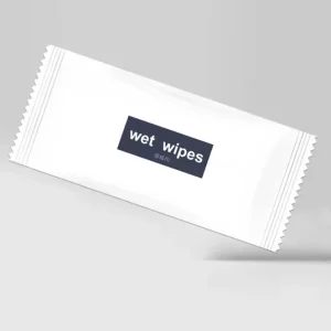 Airline Restaurant Hotel Individually Packaged Single Sachet Soft Light Wet Wipes Non Woven Wet Tissue From China