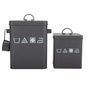 Airtight Rectangle Metal Modern Decorative Storage Box for Laundry Pods and Detergent Accessories