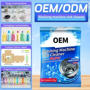 Automatic Eco Friendly 250ml Detergent Washing Machine Sink Cleaner Disposable Liquid 5% 15% for Ingredients Stains