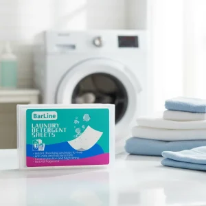 Baline 100% Biodegradable Eco Friendly Disposable Plant Based Laundry Sheets Natural Fragrance Low Foam Baby Safe Fabric Care