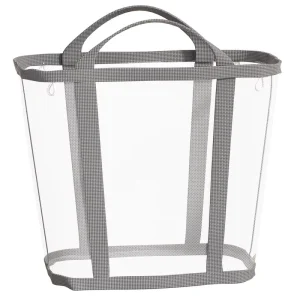 Bathroom Mesh Laundry Hamper Clothes Organizer Basket with Handle