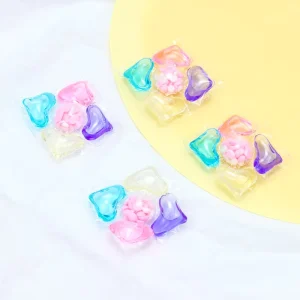Beautiful 5 In 1 Scent Laundry Pods Cleaning Laundry Detergent Fragrance Booster Beads Custom Private Brand Label 100 Pcs box