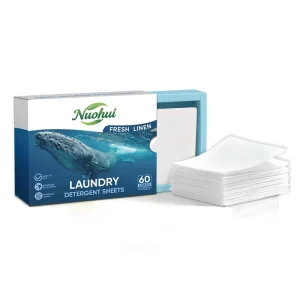 Biodegradable Laundry Detergent Sheet Plant Based Laundry Sheets Powerful Laundry Detergent Sheets with Personal logo