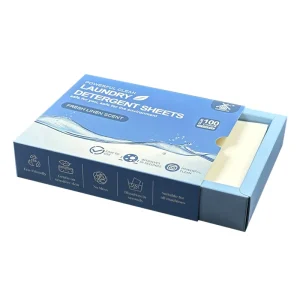 Biodegradable Laundry Sheets for Washing Machine Household Cleaning and Clothes Washing Detergent for Apparel Use
