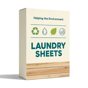 Biodegradable Pure Natural Plant Laundry Detergent Sheets Custom Packing Eco Friendly Laundry Strips Tablets