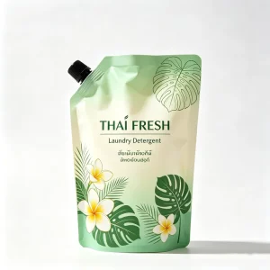 Bulk Custom Printed logo Laundry Detergent Bag Squeeze Bag Spout Bag for Washing Liquid Packaging
