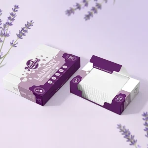 Bulk Laundry Detergent Sheets Bundle 100 Sheets in One Pack Laundry Sheet with Custom Design