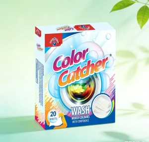 COLOR CATCHER SHEETS 30Pcs Disposable Fabric Dye Absorber Prevent Color Bleeding for Laundry