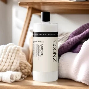 Cashmere Silk Laundry Detergent Special Cleaner for Wool Sweaters Gentle Fabric Care Effective for Winter Clothes