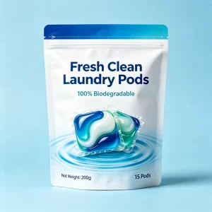 Child Resistant Certified Safety Zipper Smell Proof High Barrier Custom Printed Stand up Laundry Detergent Pods Packaging Bag