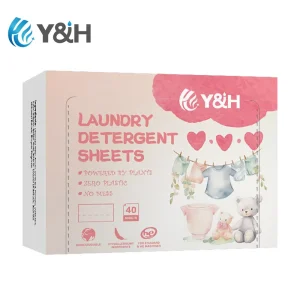 Children Detergent Sheets for Laundry Household Children Deep Cleaning Laundry Washing Powder in Detergent Laundry Sheets