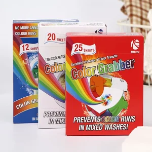 China Supplier Color Grabber Fabric Laundry Sheets