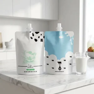 China Supplier Custom Drink Spout Pouch Liquid Beverage Juice Packaging Plastic Bag with Nozzle Spouted
