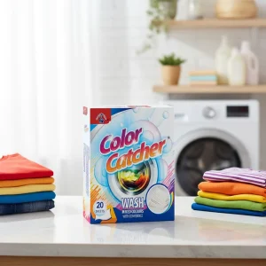 Color Catcher Sheets 20pcs Laundry Dye Absorber Prevent Color Bleeding for Mixed Washing