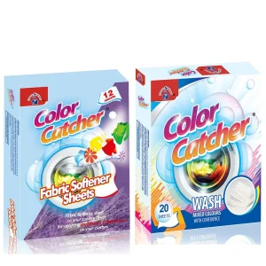 Color Catcher Sheets Color Absorbet Sheet Soft Fabric Color Grabber Catcher Laundry Sheets