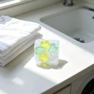 Concentrated Eco Disposable Laundry Pods Hypoallergenic Formula Anti Bacterial Deep Stain Removal Long Lasting Fresh Scent Safe