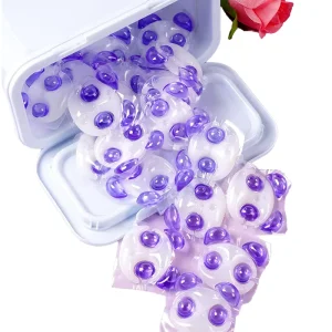 Concentrated Laundry Pods Long Lasting Fragrance 3 in 1 Stain Removal Antibacterial and Fabric Softening