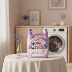 Covy 5kg Premium Liquid High Concentration Lavender Perfume Soft Laundry Detergent Powerful Stain Remover Long Lasting Fragrance