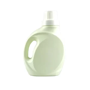 Custom 1L 2L HDPE Plastic Laundry Liquid Bottle for Detergent & Bleach Packaging With Carrying Handle and Pour Spout