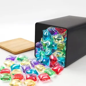 Custom Airtight Metal Tin Box for Laundry Pods Storage Packaging Box Tinplate Tea Coffee Metal Can