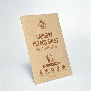 Custom Biodegradable Powerful Whitening Agent Concentrated Travel Size Laundry Bleach Sheets