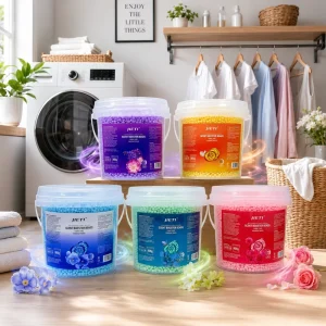 Custom Color Laundry Scent Booster Beads Fresh Fragrance Beads Solid Washing Beads 800g Free Sample OEM ODM Factory Supplier B2B