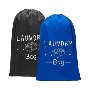Custom Laundry Bags with Drawstring Laundry Wash Bags Hotel Nylon Oxford Laundry Bags for Clothes Travelling