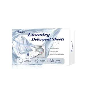 Custom Laundry Detergent Sheets Eco Friendly Concentrated Solid Biodegradable Formula Laundry Strips