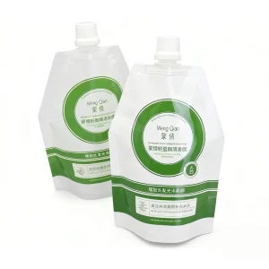 Custom Liquid Packaging Spout Pouch for Laundry Detergent Shampoo Hair Mask High Barrier Resealable Stand up Pouch Spout Bag