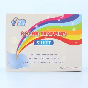 Custom Logo Nonwoven Biodegradable Disposable Laundry Color Grabber Magic Performance Stain Dirt Catcher Sheets for Mixed Washes