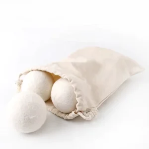 Custom Logo Organic Wool Dryer Balls Natural Softener Laundry Reusable 4 6 Pack Laundry Balls for Dryer