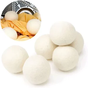 Custom Organic 100% Wool Dryer Balls Compostable Laundry Washing Machine Accessories