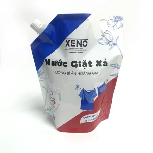 Custom PE Doypack Packaging Shampoo Washing Liquid Soap Refill Bag Powder Laundry Detergent Stand up Spout Pouch with Zipper Top