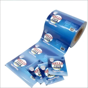 Custom Roll Film Printing Smooth Laminated Packaging Roll Film for Liquid Soap Laundry Detergent