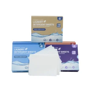 Custom Scent High Efficiency Laundry Detergent Sheets Solid Appropriate for All Washing Machines 1pack