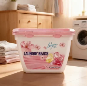 Custom Scent Laundry Detergent Pods OEM Washing Capsules Private Label Gel Beads for Brand Manufacturing