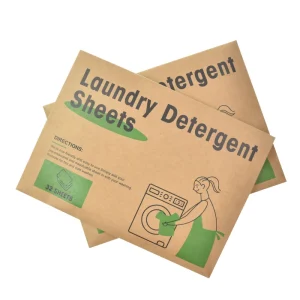 Custom Washing Machine Super Concentrated Eco Strips Laundry Detergent Washing Sheet