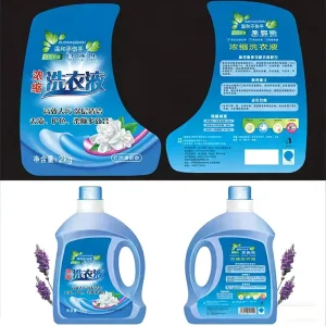 Custom Waterproof Vinyl Labels for Laundry Detergent Bottles Oil proof Personalized Stickers for Dish Soap & Home Care