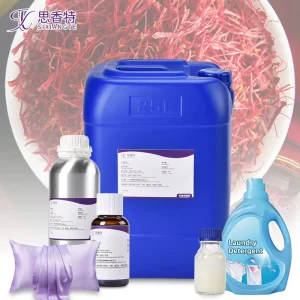 Customizable 25L Blue Jerry Can Soft Saffron Fragrance Oil Raw Material for Fabric Laundry Detergent